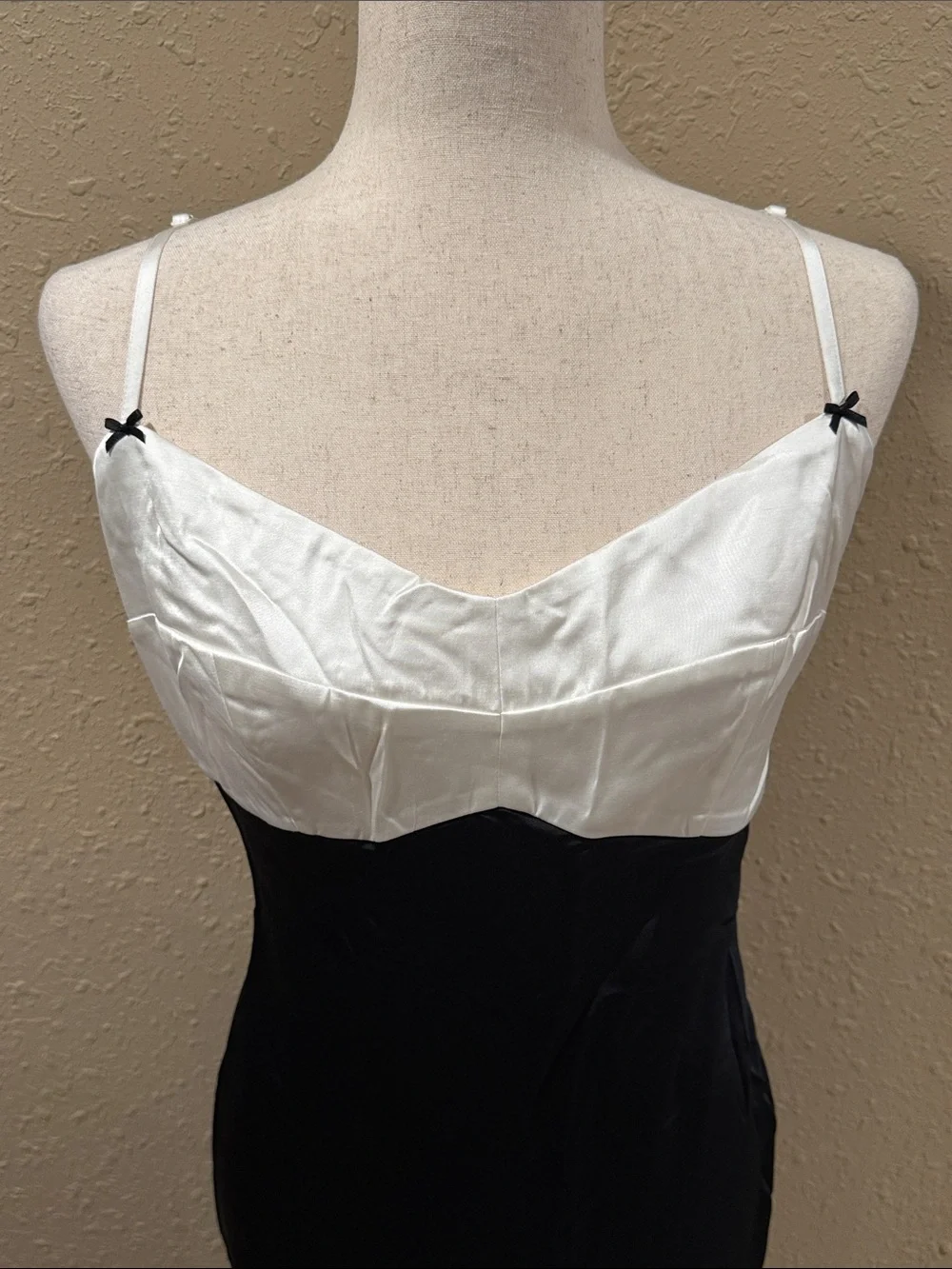 A&F Julia Slip Contrast Bodice Maxi Dress